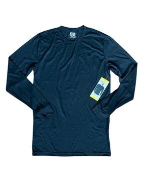 NWT 32 Degrees Men’s Eco Heat Long Sleeve Baselayer Top Black Small